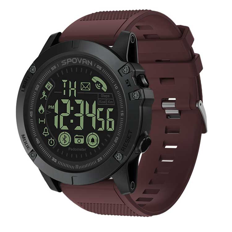Spovan IP67 Waterproof OEM Reloj Intelligent Android iOS Smartwatch Round Custom Sport Men Fitness Health Smart Watches - Image 6